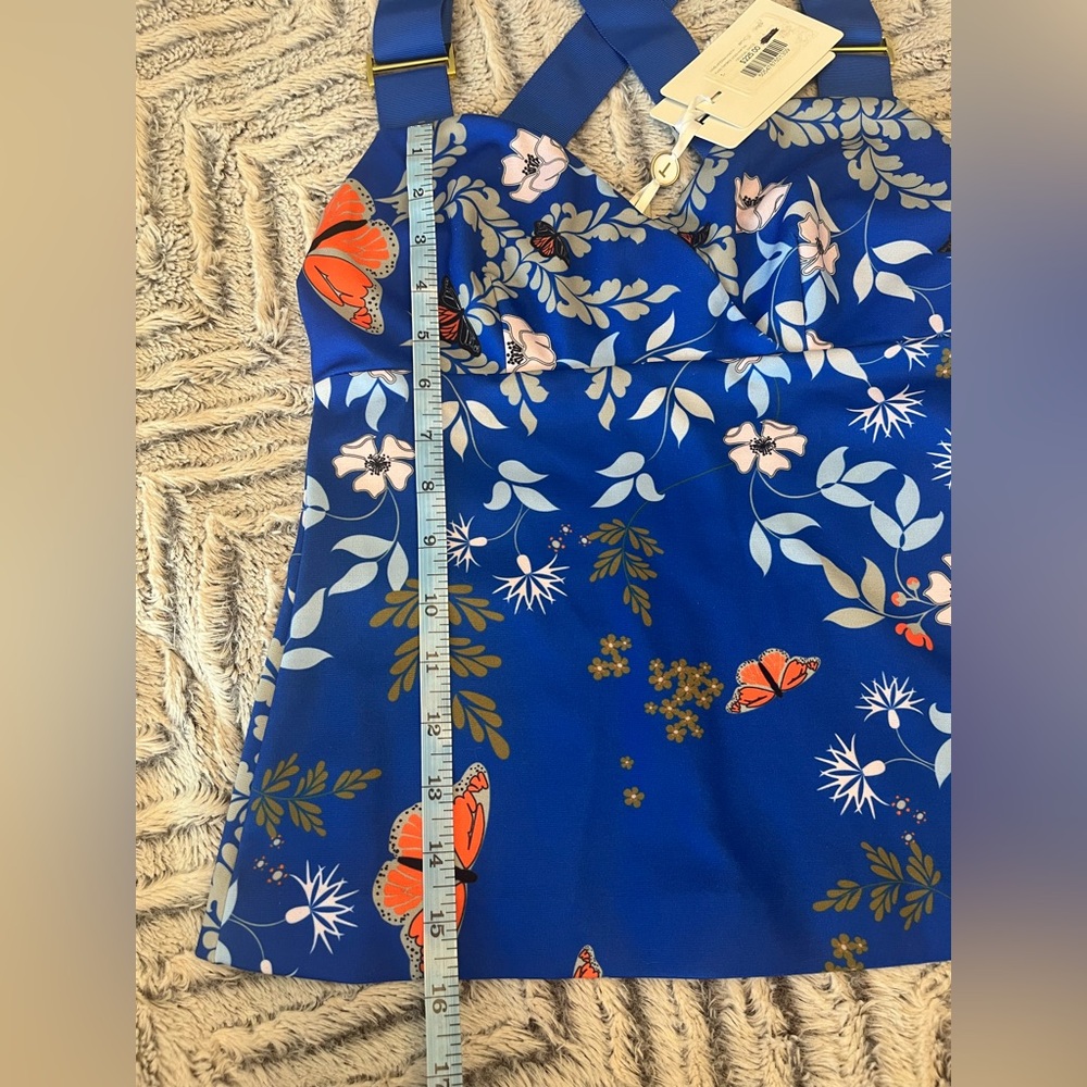 💙 Ted Baker Kyoto Gardens Cross-over Top - Picture 16 of 17